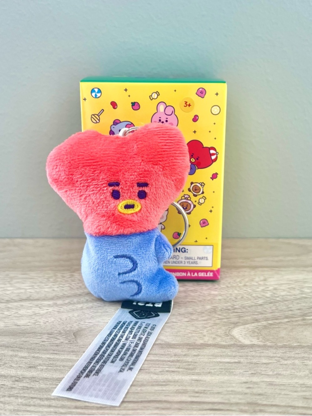 BTS BT21 Jelly Candy Series 1 Mini Plush Pendant - TATA (V)